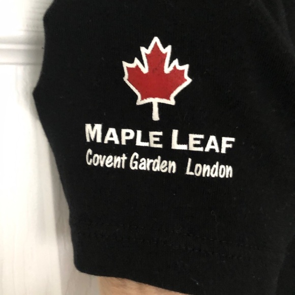 Black t-shirt, the Maple Leaf, Covent Garden, London - Picture 3 of 3